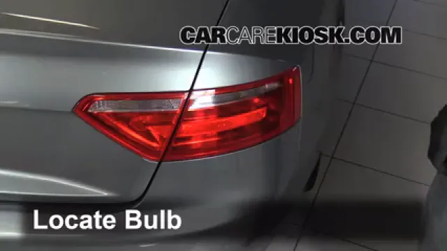 2008 Audi S5 4.2L V8 Lights Brake Light (replace bulb)